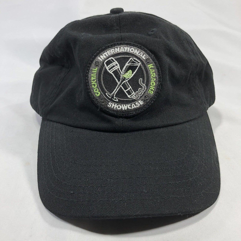 International Karaoke Cocktail Showcase Hat Cap Adjustable One Size Fits Most